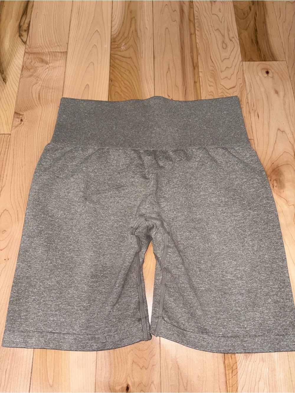NVGTN Taupe Scrunch Seamless Shorts